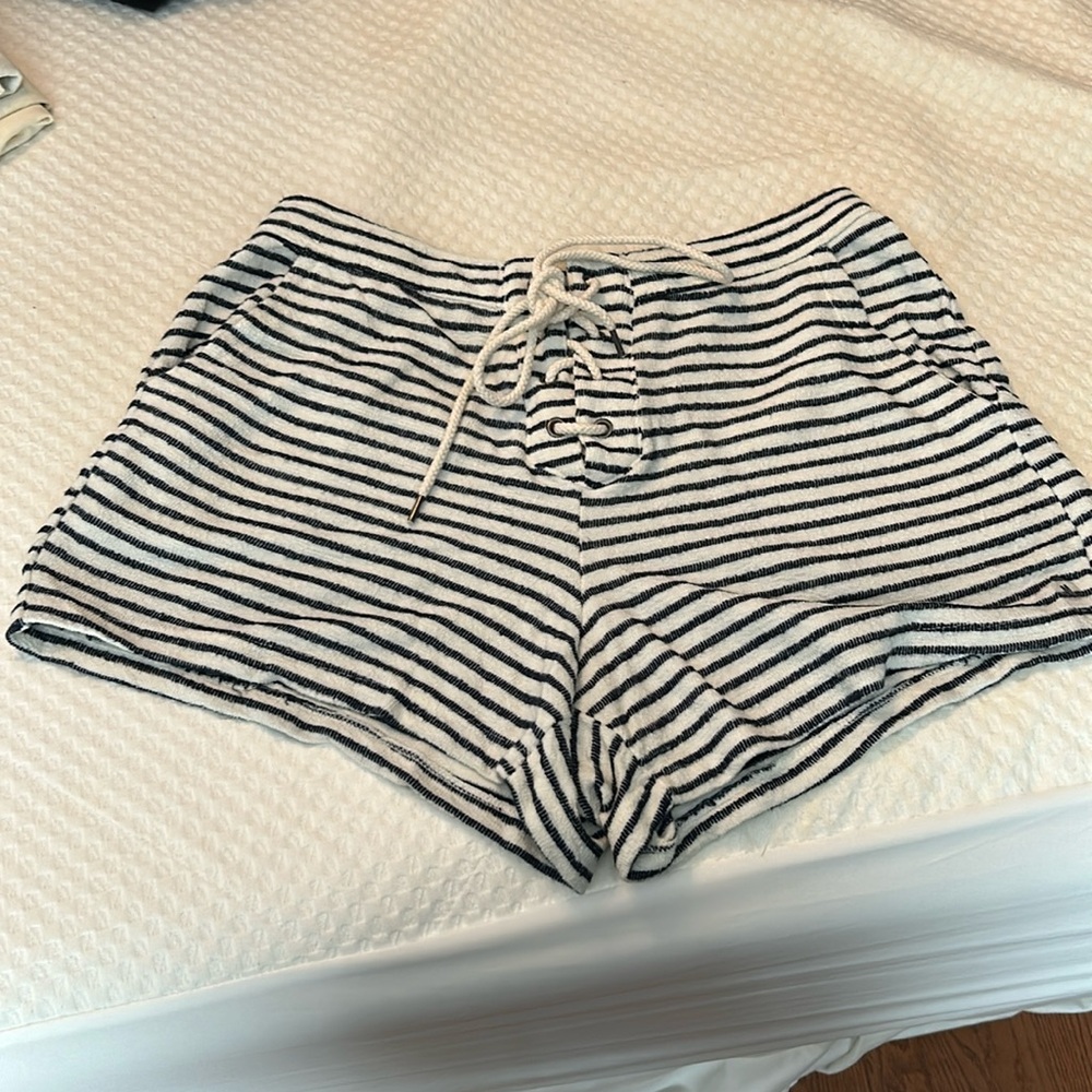 Aerie Striped Terry Shorts